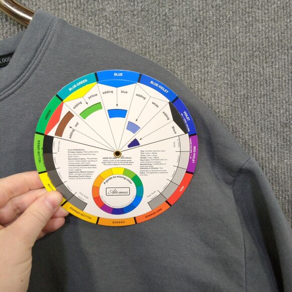 Under Armour Project Rock Sweatshirt Womens Medium Loose Crew Neck Tie Waist - Picture 2 of 12